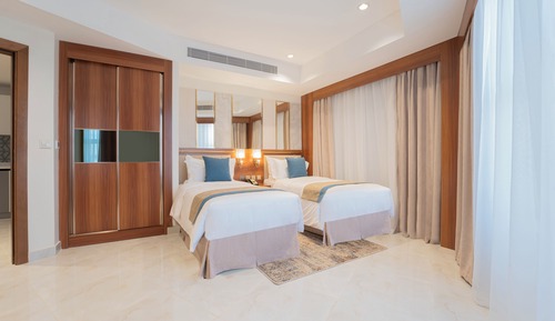 Habitación Premium con 2 camas individuales, vistas al mar