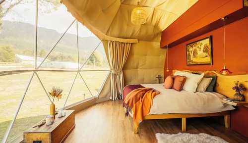 Habitación, vistas a la montaña
