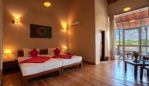 Habitación Deluxe doble, vistas al jardín