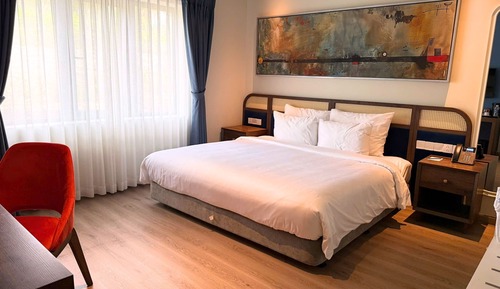 Habitación Deluxe con 1 cama doble o 2 individuales, vistas al jardín