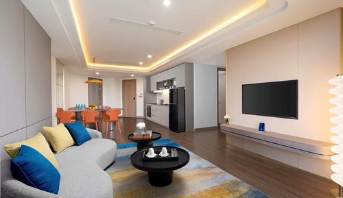 Apartamento Grand, balcón, vistas al mar