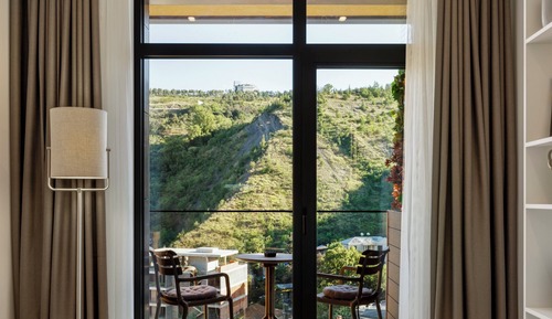 Habitación estándar doble, balcón, vistas a la ciudad