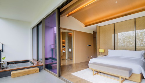 Habitación Deluxe, 1 cama de matrimonio grande, balcón, vistas al parque (Hot Springs)