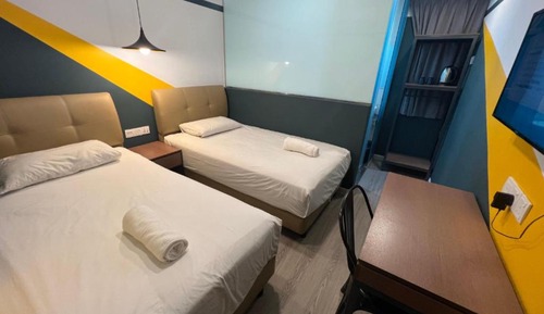 Habitación con 2 camas individuales