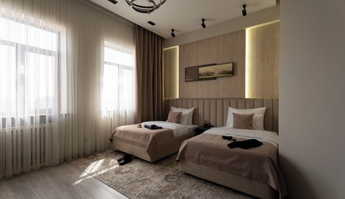Habitación Confort con 2 camas individuales, vistas a la ciudad