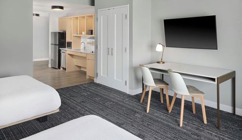 Suite estudio, 2 camas de matrimonio