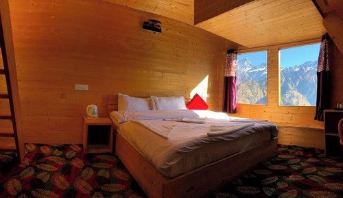 Habitación Deluxe doble, balcón, vistas a la montaña