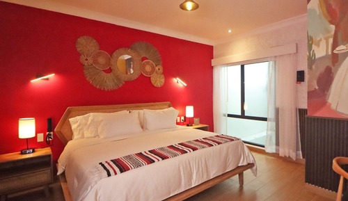 Habitación Confort doble, 1 cama de matrimonio grande, vistas al jardín