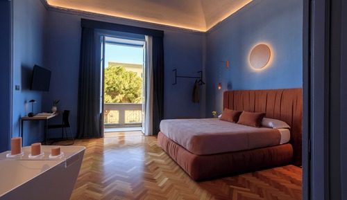 Camera Quadrupla Premium vista porto