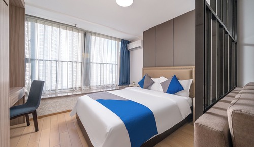 Habitación estándar con 2 camas individuales, vistas al jardín