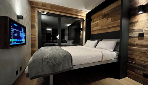 Estudio Deluxe, 1 cama doble con sofá cama, cocina, vistas al valle