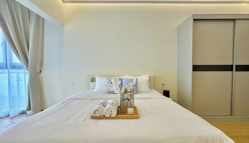 Apartamento Confort, 3 habitaciones, balcón, vistas al mar
