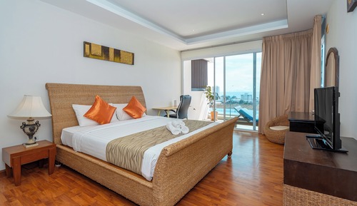 Suite, 2 habitaciones, vistas a la piscina