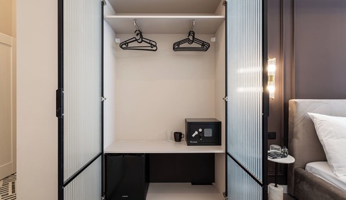 Habitación Deluxe doble, 1 cama de matrimonio con sofá cama