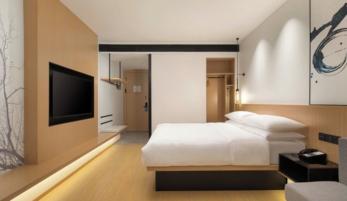 Habitación estándar, 1 cama de matrimonio grande, vistas al jardín