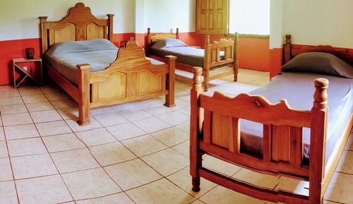 Habitación cuádruple básica, vistas al jardín