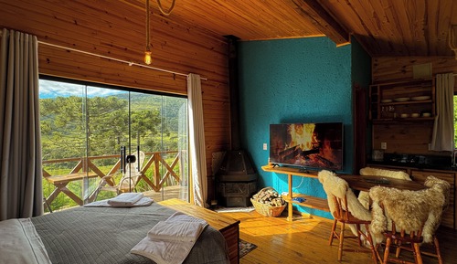 Chalet, vistas a la montaña