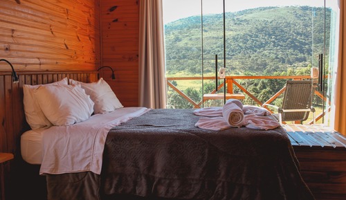 Chalet, vistas a la montaña