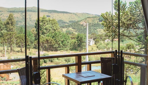 Chalet, vistas a la montaña