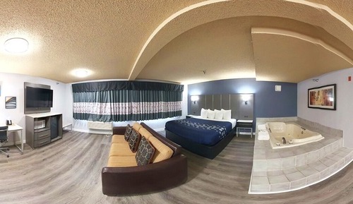 Habitación de lujo, 1 cama de matrimonio grande, no fumadores, bañera de hidromasaje