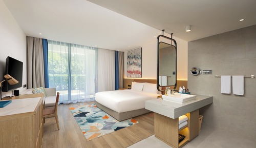 Habitación estándar, 1 cama de matrimonio grande, vistas al mar