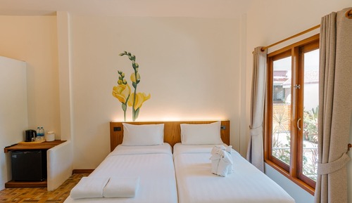 Habitación superior con 2 camas individuales, 2 camas individuales, no fumadores
