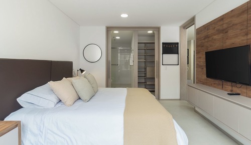 Apartamento estándar, 1 cama de matrimonio con sofá cama