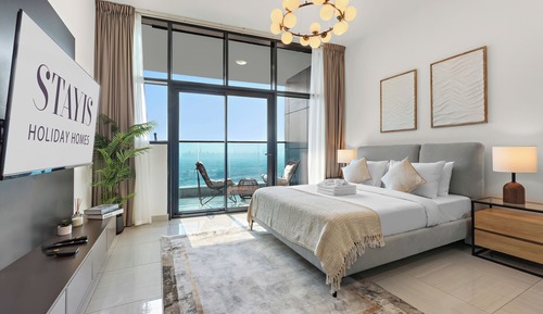 Apartamento, balcón, vistas a la ciudad
