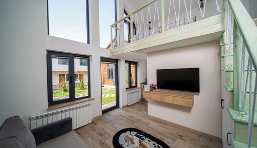Dúplex Confort, vistas al jardín
