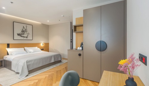 Habitación doble, balcón, vistas al jardín