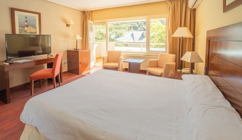 Habitación estándar doble, vistas parciales al lago