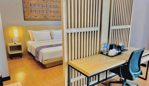 Suite junior, 1 cama doble, fumadores (Living Room)