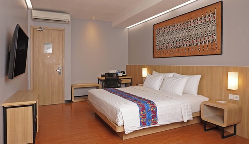 Suite junior, 1 cama doble, no fumadores (Living Room)