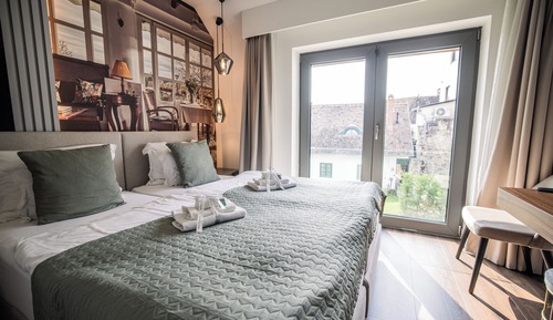 Habitación estándar doble, vistas al patio