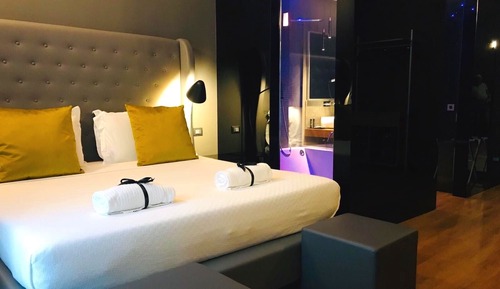 Suite junior, balcón, vistas a la ciudad