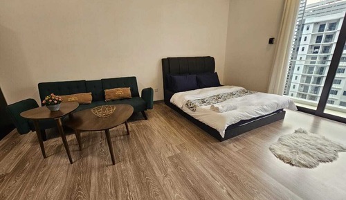 Estudio estándar, balcón, vistas a la ciudad