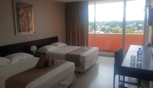 Habitación Deluxe doble, balcón, vistas a la ciudad