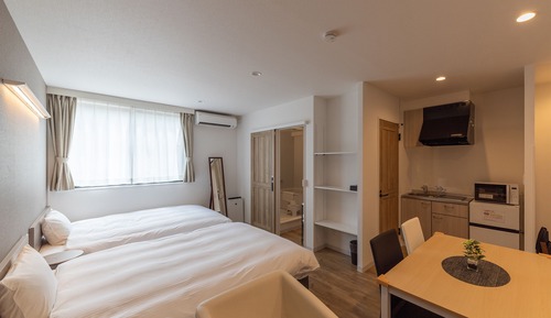 Habitación Deluxe con 2 camas individuales, no fumadores (check-in is not available after 11PM)