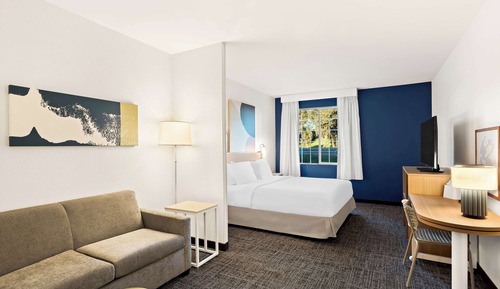 Estudio, 1 cama de matrimonio grande