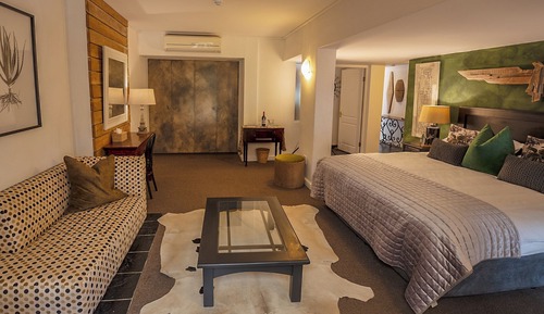 Habitación estándar con 1 cama doble o 2 individuales, patio