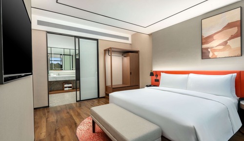 Suite Deluxe, 1 cama de matrimonio grande, bañera