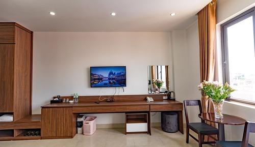 Habitación cuádruple superior, vistas a la ciudad
