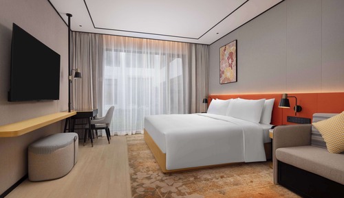Habitación, 1 cama de matrimonio grande, accesible para personas con discapacidad