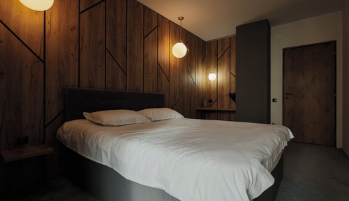 Apartamento Business, balcón, vistas al jardín