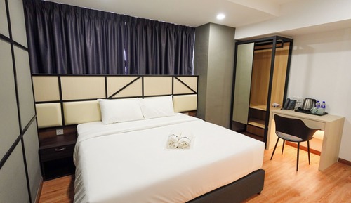 Habitación superior, 1 cama de matrimonio grande