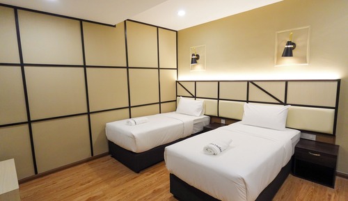 Habitación superior con 2 camas individuales