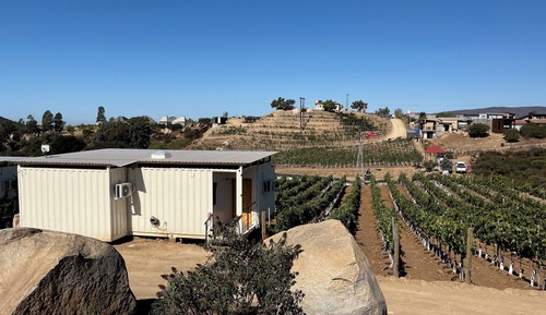 Cabaña panorámica, vistas al viñedo