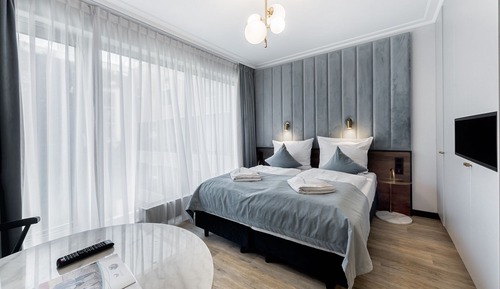 Suite estudio económica, 1 cama de matrimonio (air conditioning)