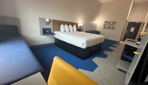 Suite estudio, 1 cama de matrimonio grande, no fumadores, cocina básica