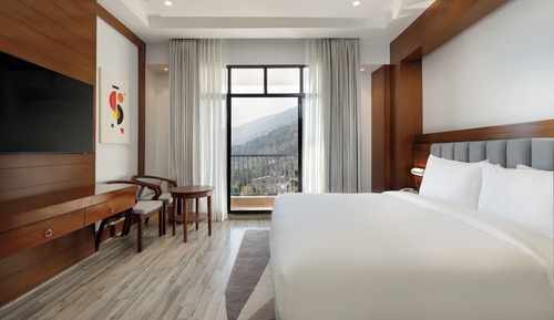 Suite, 1 cama de matrimonio grande, vistas a la colina (Shivapuri Hills View)